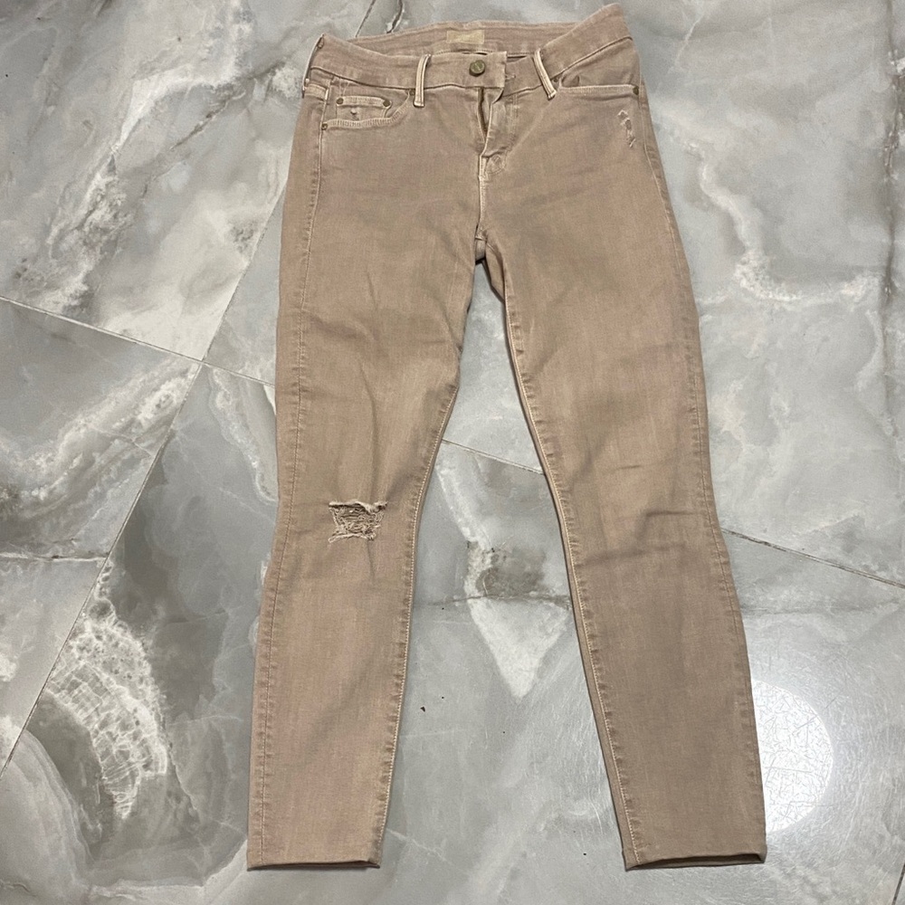 Stylish Tan Women's Jeans